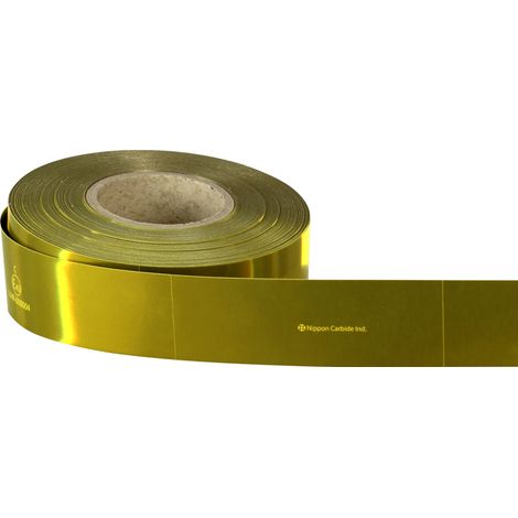 Rouleau adhésif rétroréfléchissant de silhouettage 51mm x 50 m - Jaune - 3340112 (1/3)