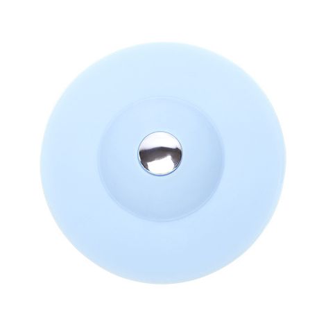 Bouchon de siphon de sol en silicone, bouchon de siphon de sol à pression, crépine de protection, bleu (1/4)