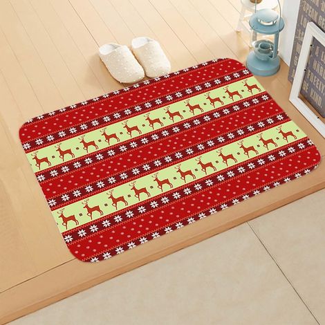 Tapis De Bienvenue - Tapis De Porte Noël - 40 x 60 cm - Intérieur Extérieur - 1 Pièce (1/3)