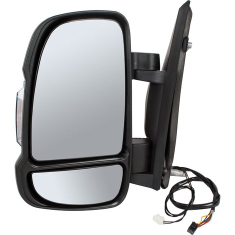Specchietto retrovisore esterno sinistro elettrico riscaldato con sensore per Peugeot Boxer 2006 (1/5)