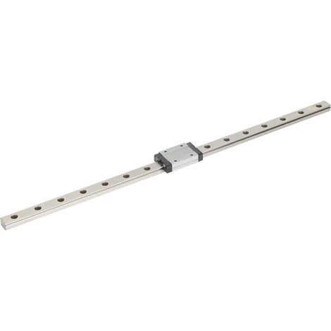Guide linéaire miniature MGN12H 400mm, largeur 12mm, rail coulissant pour équipement d'automatisation (1/5)