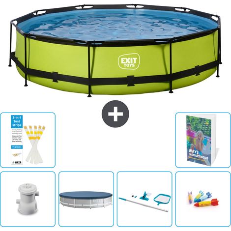 Exit Pool Rund - 360x76 cm - 7-teilig S299