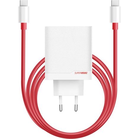 Chargeur Secteur - ONEPLUS - 120W - Double Port USB et USB-C - Câble 1m - Recharge Ultra Rapide (1/5)