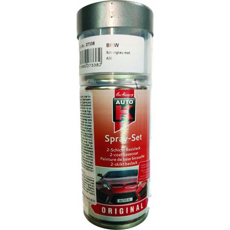 Vernice spray ritocco grigio argento per BMW A08, 150 ml (1/5)