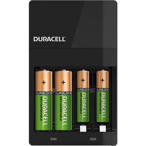 Ultra Schnell-Ladegerät 45 Minuten für AA- und AAA-Batterien – Duracell (1/2)
