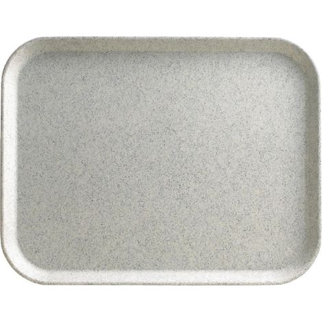 Plateau en polyester Versalite gris moucheté 430mm - 430 x 330 x 19 mm - CAMBRO (1/2)