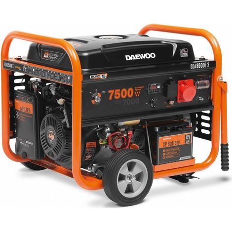 Groupe électrogène Daewoo gda 8500e-3 7000 W 30 l (1/3)