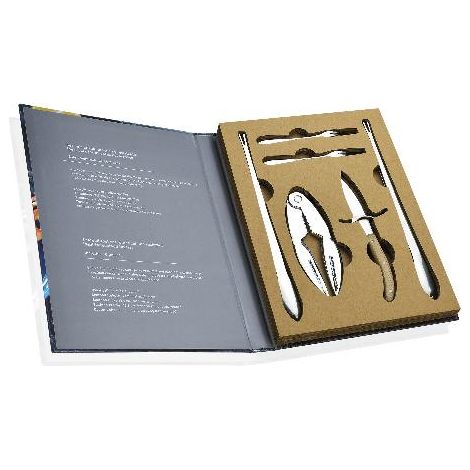 ANDREA HOUSE CC67011 Set 10Pcs Marisco Inox 21X28X2,5Cm - ref: CC67011