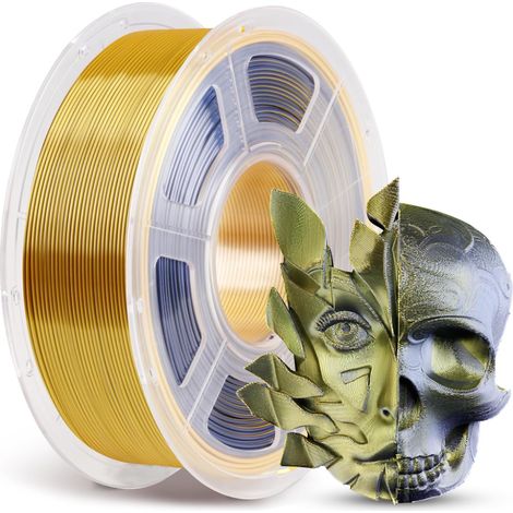 Filament Anycubic Seide Zweifarbig Schwarz-Gold 1kg (1/4)