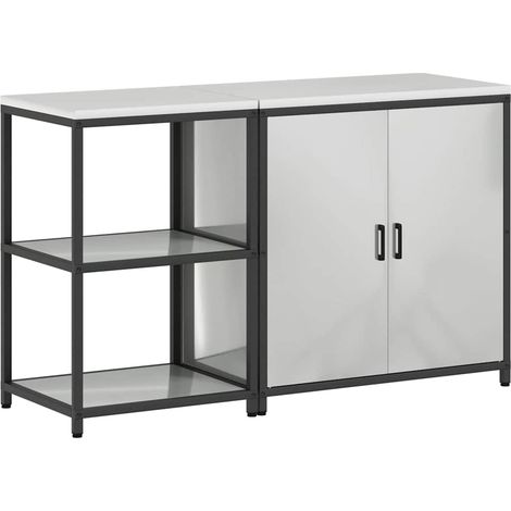 Maison Exclusive - Set di Stoccaggio per Cucina HATTEM 2 pcs Argento