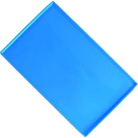 Bloc De Pâte Tapis De Cuisson Antiadhésif Moules En Silicone Tapis De Cuisson En Silicone Macaron Ustensiles De Cuisson En Suisse Tapis De Pâtisserie Grillage Pizza Gâteau'Bleu'moyen (1/5)
