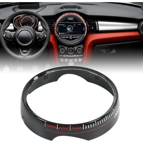 Dekorativer Rahmen für den 8,8-Zoll-JCW-Mittelkonsolenbildschirm, passend für BMW Mini Cooper F55 F56 Fahrzeuge. (1/5)