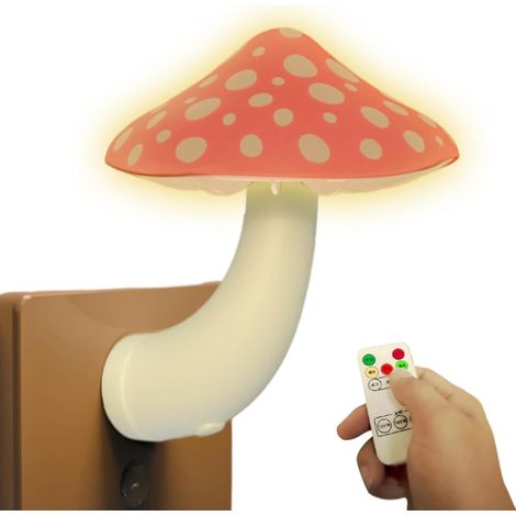 Veilleuse Champignon Lampe LED Avec Télécommande (1/5)