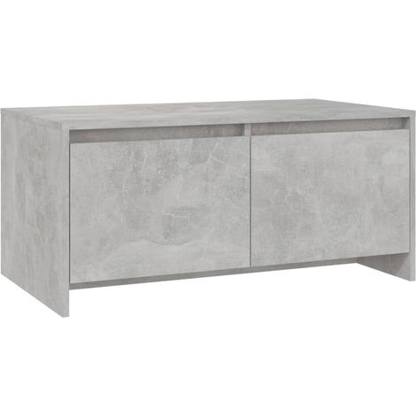 Maison Exclusive - Table basse gris béton 90x50x41,5 cm bois d'ingénierie (1/5)
