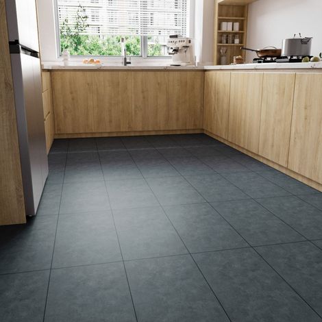 Set of 28 Stone-effect Self-adhesive PVC Flooring (1/5)