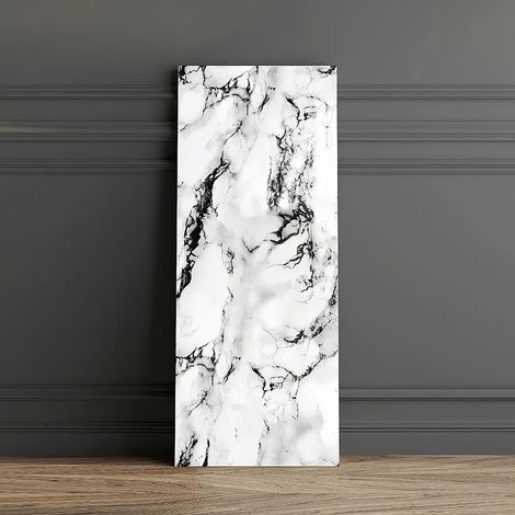 10 Pcs Peel and Stick Marble Wall Tile Blacksplash (1/5)