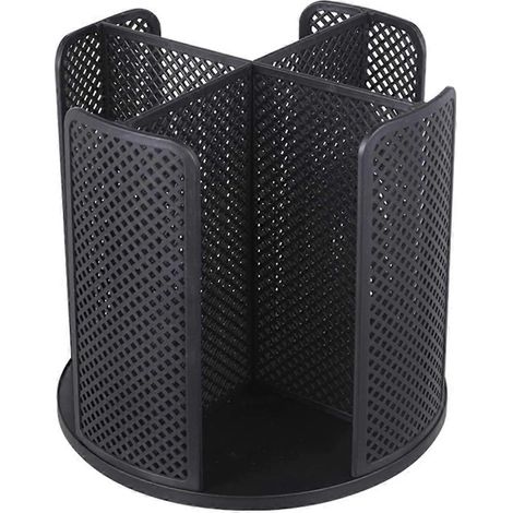 Distributeur de gobelets à café, porte-gobelets et couvercles jetables en papier, rotatif à 360°, avec 4 compartiments, pouvant contenir 3 gobelets de 473 ml (16 oz). (1/5)