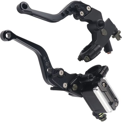 Paar universelle 7/8" (22 mm) Motorrad-Brems- und Kupplungsgeberzylinderhebel (1/5)
