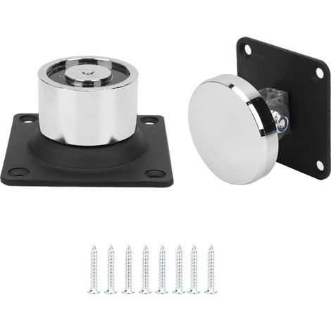 Support de porte magnétique  , support de porte électromagnétique 12 V-24 V, ventouse puissante de 60 kg pour portes en bois et fer