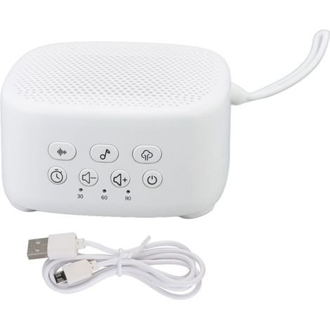 Generatore di rumore bianco per il sonno – Timer intelligente, volume regolabile, ricaricabile tramite USB – Ideale per casa, ufficio e viaggi