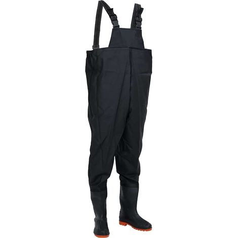 Cuissardes avec bottes noir taille 45 (1/5)