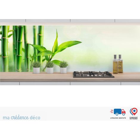 Crédence : Bambou Zen - Alu composite - 120 - 60 (1/3)