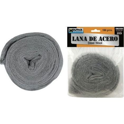 WOLFPACK LINEA PROFESIONAL lana de acero 150 gr. 000 extrafino (1/2)