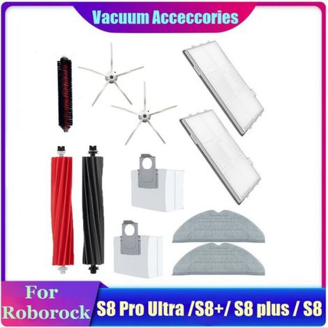 Kit de rechange - Brosse à rouleau - Filtre HEPA H13 - Microfibre - Lavable - Pour aspirateur robot - Kit ×1 (1/5)