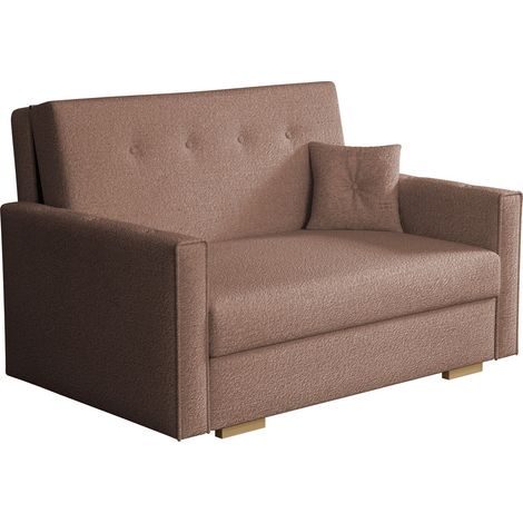 Sofá cama Columbus 235, Coral 45, Almacenaje, 0, 85x133x100cm, Muebles ya montados (1/5)