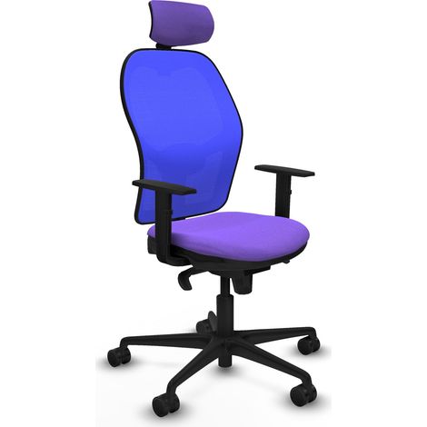 Silla de Oficina con Cabecero Piqueras y Crespo 1D036N2 Lila