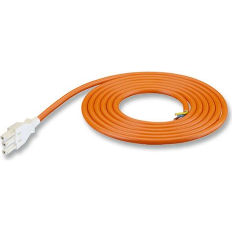 Netzkabel mit Buchse, Serie LED-Netzkabel Schutzart IP20 FarbeStecker weiß - 1 Stück