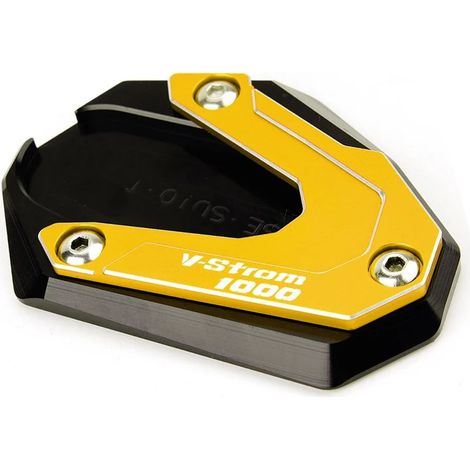 (Or) Extension de béquille latérale pour moto, compatible avec Suzuki V-Strom 1000 DL1000 650 (2014-2020), V-Strom 1050 XT et V-Strom 650 Maxpower. (1/4)