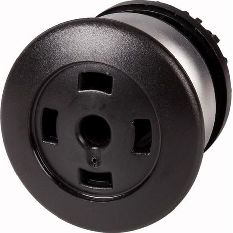 bouton poussoir « coup de poing » à accrochage noirs sans étiquette 000216760 EATON M22 DRP S X GVP