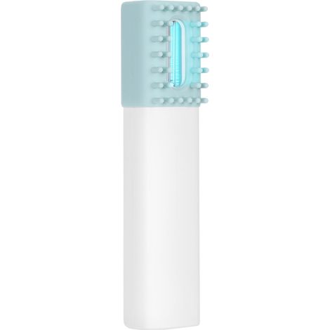 Peigne de toilettage portable avec lampe UV, rechargeable par USB, massant, anti-acné et nettoyant pour chiens et chats (1/5)