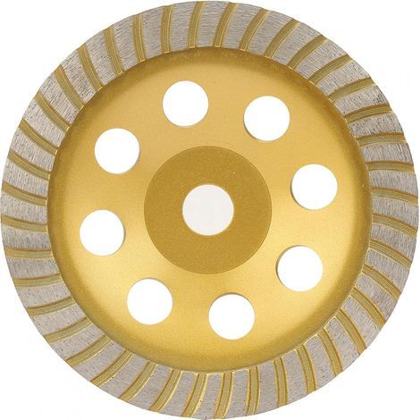 GENERIC-Disque Meule Diamant 180 à Poncer Béton Granit Pierre. Meule poncage surfacege Meuleuse 180 Professionnelle (1/5)