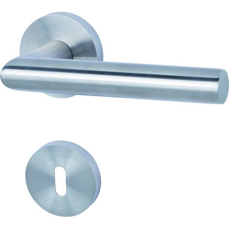 Realizzato in acciaio inox Alpertec I - R per stanza porte pulsante set maniglia porta guarnizioni, 88020502