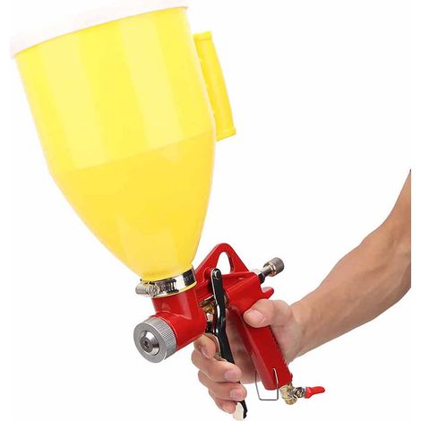 3-Liter-Druckluftsprühgerät aus Kunststoff mit 1/4-Zoll-Trichter, geeignet für Wandanstriche und Heimdekoration (4/6/8 mm) (1/5)