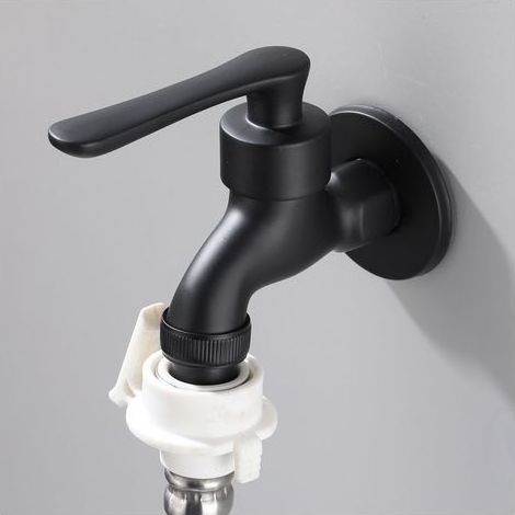 Robinet de jardin extérieur robinet d'eau froide vintage avec interface de commande unique (sorties 1/2 pouce - entrées 1/2 pouce) (1/5)