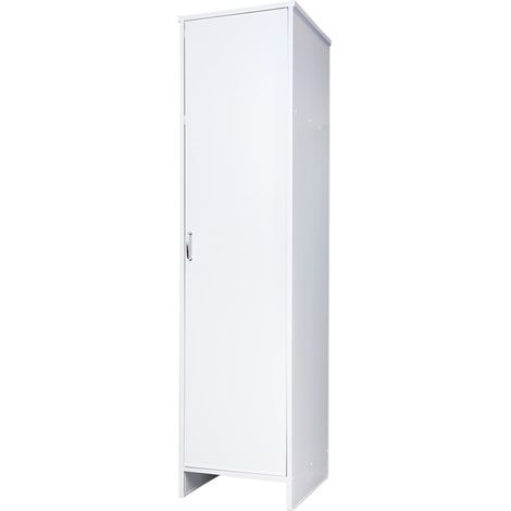 Colonne de salle de bain et buanderie en PVC blanc avec porte D8FC9006K Negrari (1/5)