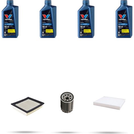 Kit tagliando 3 FILTRI e 4L OLIO compatibile con Suzuki Sx4 1.6 VVT 82kw Dal 2006 (1/5)