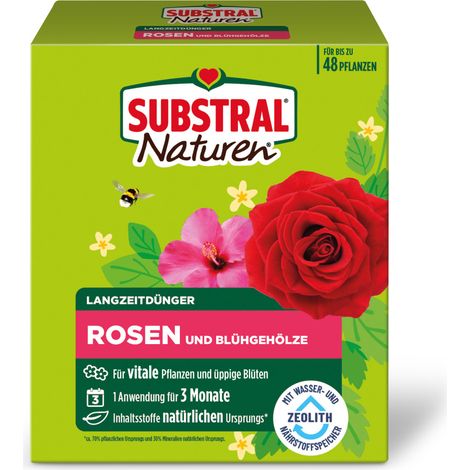 Substral Naturen Langzeitdünger Rosen & Blühgehölze 1,2 kg (1/2)