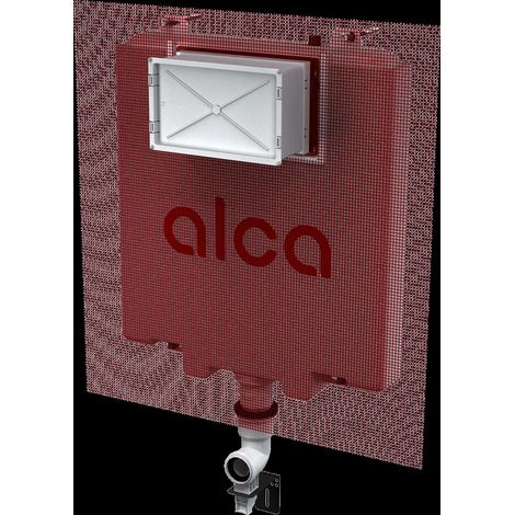 Alcadrain AM1112P module de base Slim réservoir WC pour installation encastrée avec tissu de renfort (1/2)
