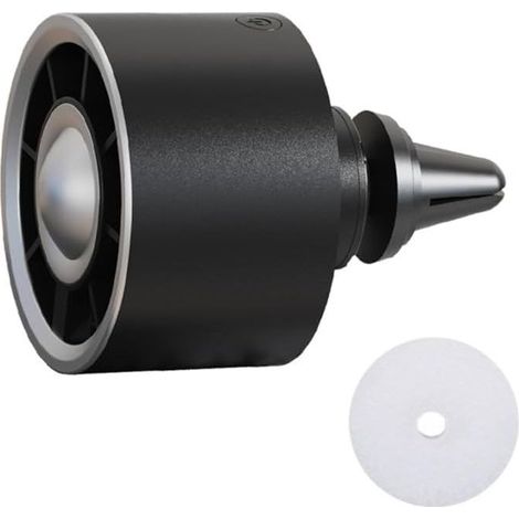 Ventilateur de voiture monté sur grille d'aération avec diffuseur (1/5)