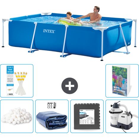 Rechteckiger Frame Pool - 260x160x65 cm - 7-teilig S31