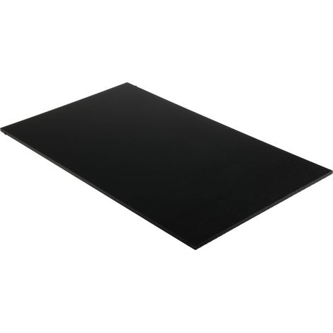 Plaque PA RS PRO Noir, 500mm x 300mm x 6mm ( Prix pour Paquet de 2 )