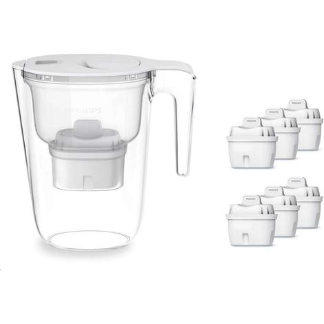 Philips AWP2933WHT6 2,6L Wasserfilterkarafe Weiß Transparent (1/3)