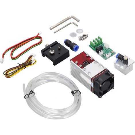 Module de gravure laser 5,5 W, tête de gravure et de découpe N40630 pour bois et cuir (1/5)