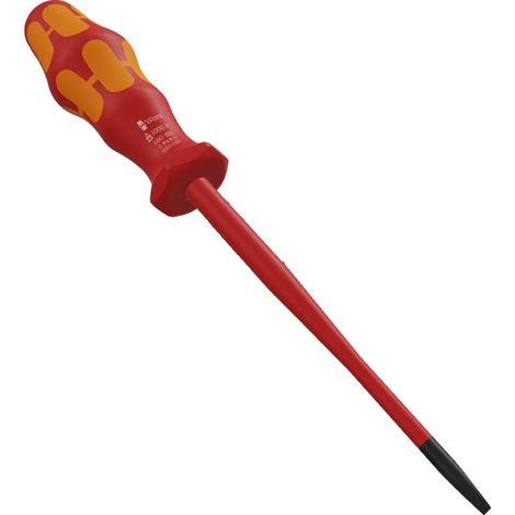 WERA 160 ISS VDE TOURNEVIS PLAT ISOLÉ, 0,8 X 4 X 100 MM, 05020129001 (1/3)