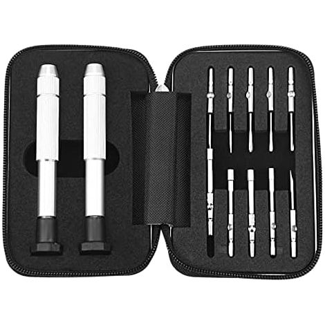 1 jeu de lunettes, kit tournevis précision, montre, bijouterie, lentilles, outil réparation - (1/5)