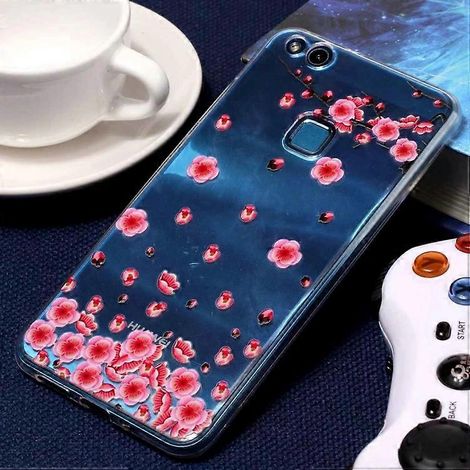 Coque en TPU pour Huawei P10 Lite - Motif tatouage d'éléphant, protection souple (1/3)